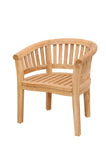 Anderson Teak Outdoor Chairs Anderson Teak Curve Armchair Extra Thick Wood