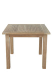 Anderson Teak Outdoor Coffee Table Anderson Teak Bahama 35" Square Table Small Slats