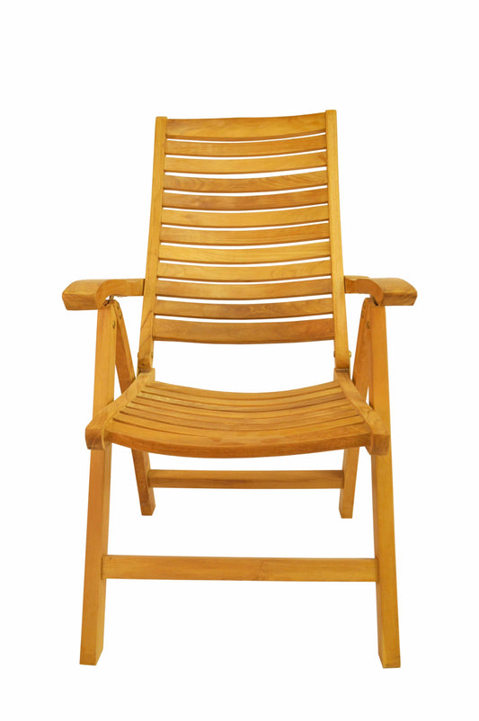 Anderson Teak Outdoor Dining Chairs Anderson Teak Carina 5-Position Highback Recliner