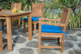 Anderson Teak Outdoor Dining Set Anderson Teak - Montage Chester 7-Pieces Dining Set ( SET-204 ) | Teak Wood Square Dining Table