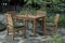 Anderson Teak Outdoor Dining Set Anderson Teak - Montage Victoria  5- Pieces Dining Set ( SET-207 ) | Teak Wood Square Dining Table