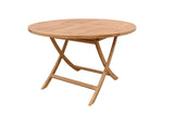 Anderson Teak Outdoor Dining Table Anderson Teak Bahama 47" Round Folding Table