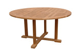Anderson Teak Outdoor Dining Table Anderson Teak Tosca 5-Foot Round Table