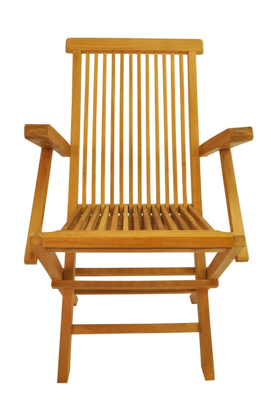 Anderson Teak Outdoor Folding Chairs Anderson Teak Classic Folding Armchair (sell & price per 2 chairs only)