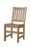 Anderson Teak Outdoor Folding Chairs Anderson Teak Sahara Non Stack Dining Side Chair