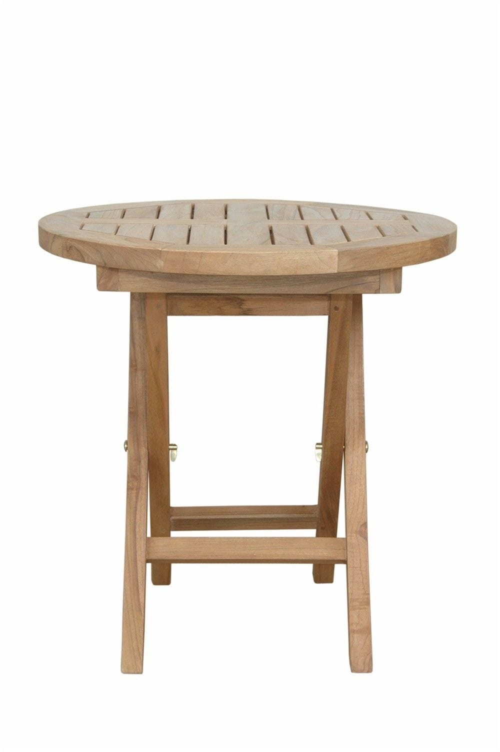 Anderson Teak Outdoor Side Table Anderson Teak Montage 20" Round Folding Table