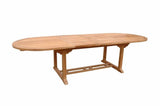 Anderson Teak Outdoor Table Anderson Teak Bahama 117" Oval Extension Table w/ Double Extensions