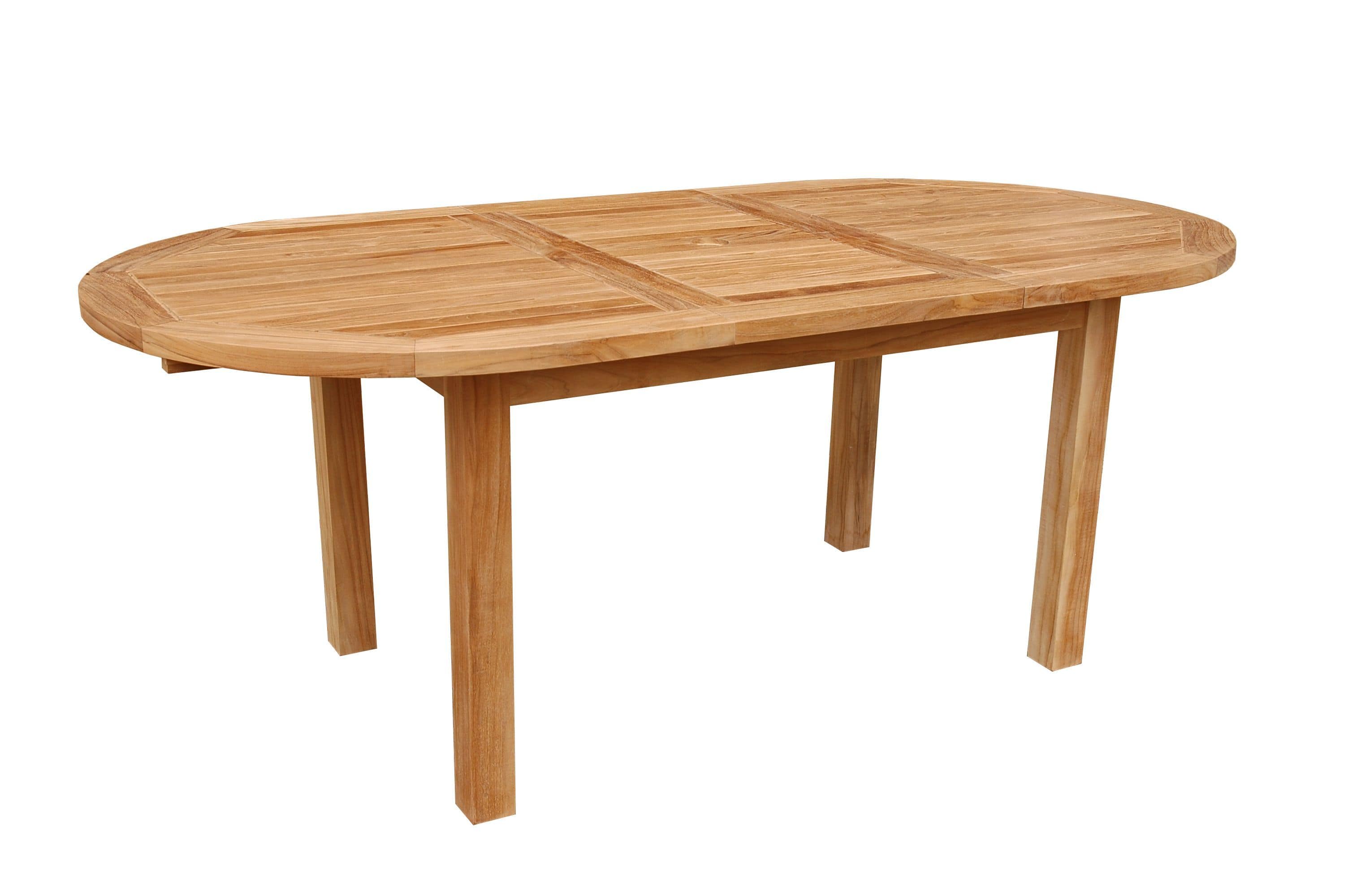 Anderson Teak Outdoor Table Anderson Teak Bahama 78" Oval Extension Table