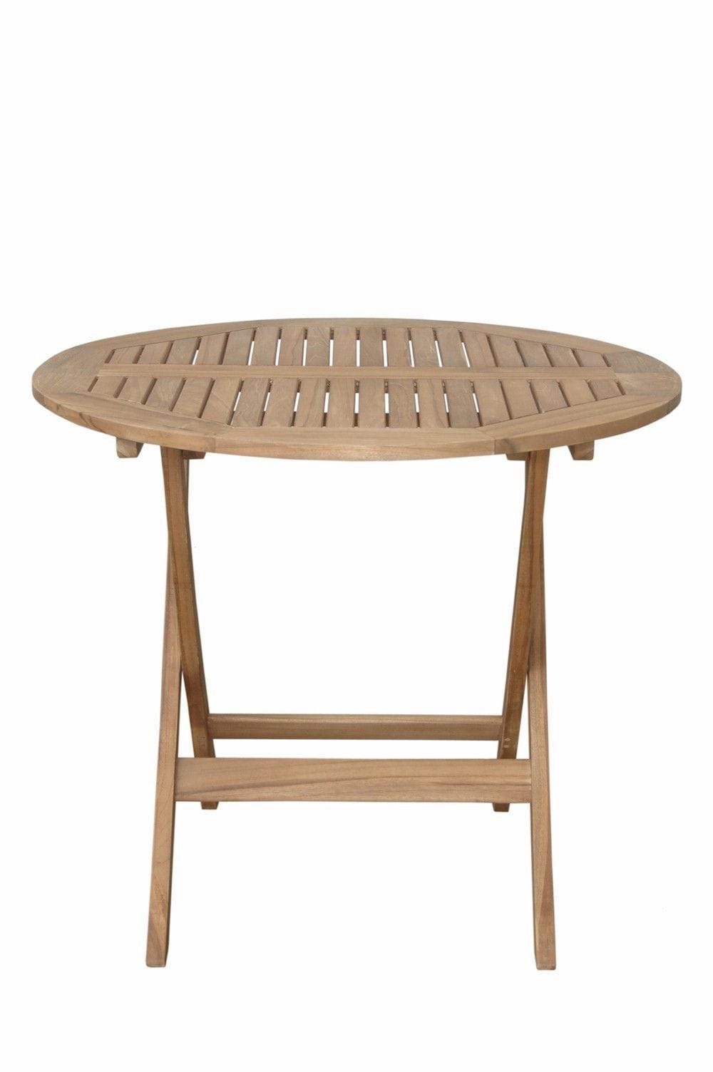 Anderson Teak Outdoor Table Anderson Teak Chester 32" Round Folding Picnic Table
