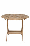 Anderson Teak Outdoor Table Anderson Teak Chester 32" Round Folding Picnic Table