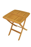 Anderson Teak Outdoor Table Anderson Teak Windsor 24" Square Picnic Folding Table