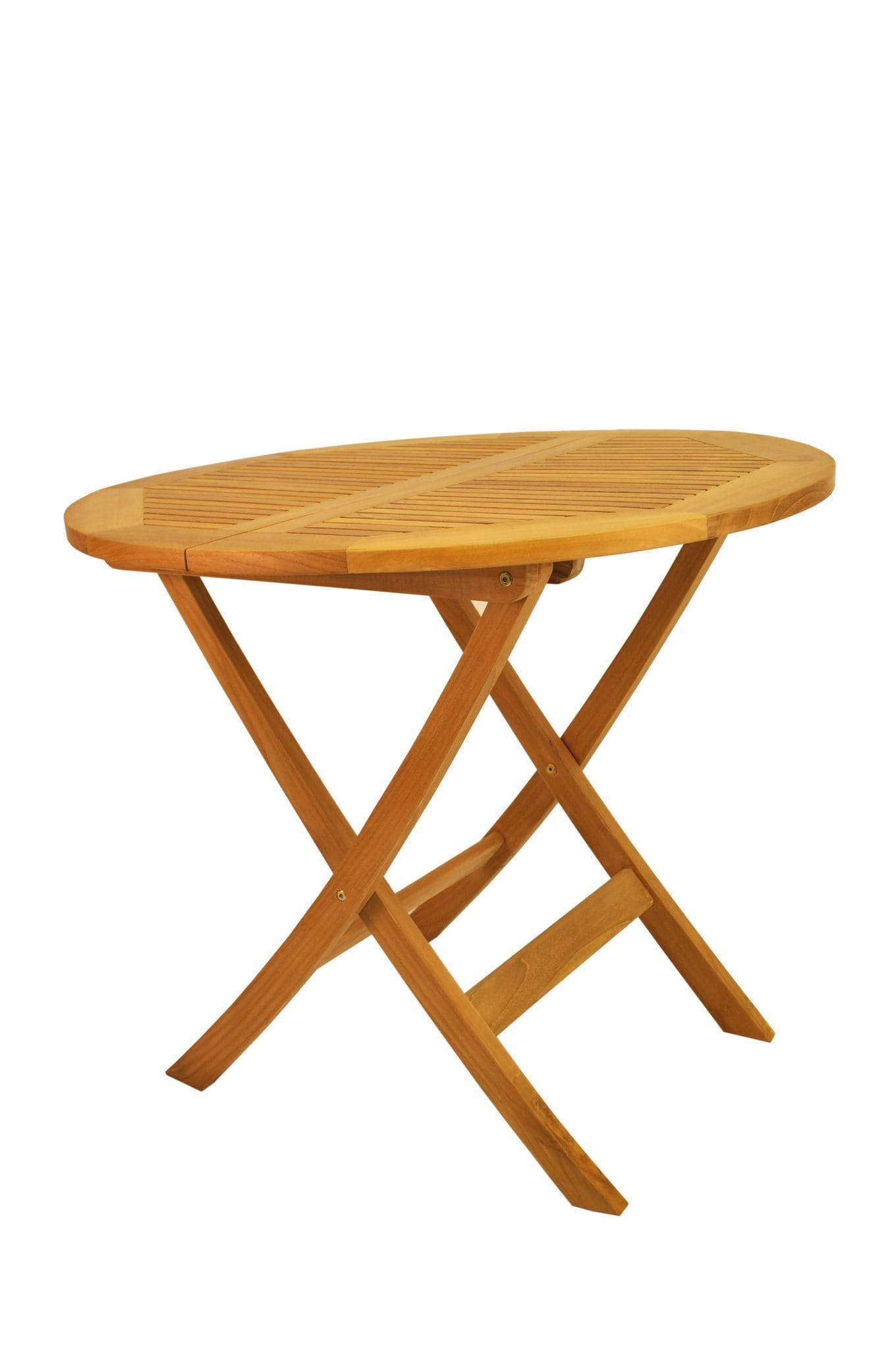 Anderson Teak Outdoor Table Anderson Teak Windsor 31" Round Picnic Folding Table