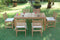 Anderson Teak Outdoor Teak Dining Set Anderson Teak Montage Windham 7-Pieces Dining Set