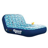 Aqua Leisure Floats Aqua Leisure Ultra Cushioned Comfort Lounge Hawaiian Wave Print - 2-Person [APL17011S2]