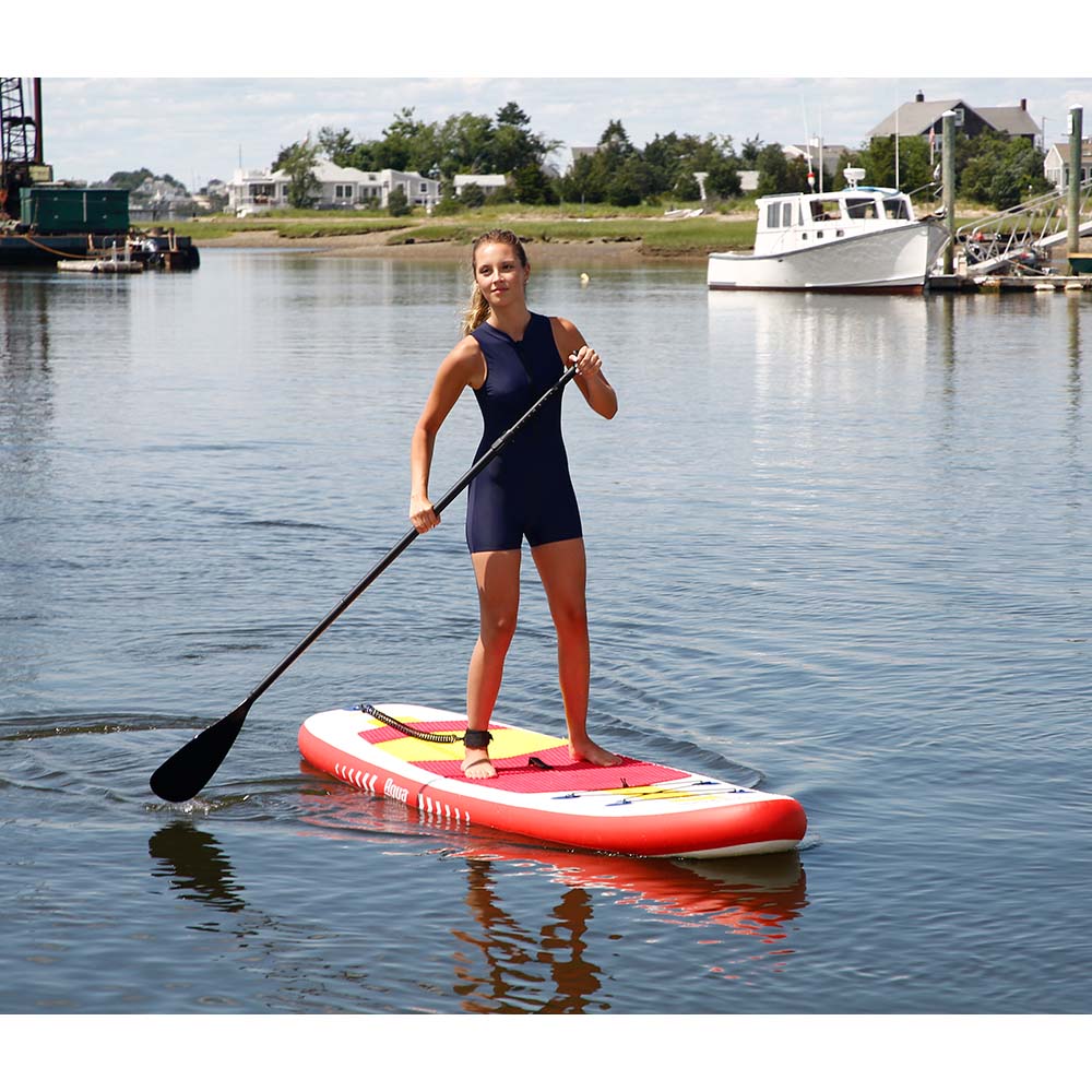 Aqua Leisure Inflatable Kayaks/SUPs Aqua Leisure 10 Inflatable Stand-Up Paddleboard Drop Stitch w/Oversized Backpack f/Board  Accessories [APR20925]
