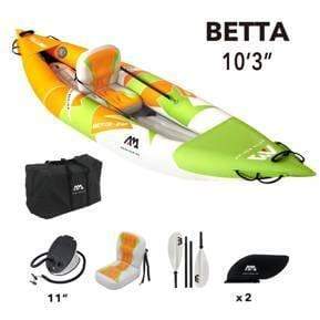 Aqua Marina Inflatable Kayak Aqua Marina - Betta-312 Leisure Kayak-1 person. Inflatable deck. Kayak paddle included.