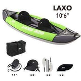 Aqua Marina Inflatable Kayak Aqua Marina - Laxo-320 Leisure Kayak-2 person. Inflatable deck. Kayak paddle set included.