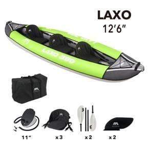 Aqua Marina Inflatable Kayak Aqua Marina - Laxo-380 Leisure Kayak-3 person. Inflatable deck. Kayak paddle x2. Kayak seat x3.