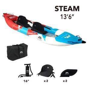Aqua Marina Inflatable Kayak Aqua Marina - Steam-412 Professional Kayak 2-person. DWF Deck (paddle excluded)