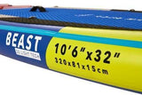 Aqua Marina Paddle Board Aqua Marina - Beast - Advanced All-Around iSUP, 3.2m/15cm, with paddle and safety leash