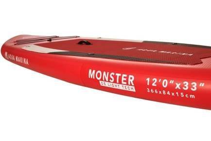 Aqua Marina Paddle Board Aqua Marina - Monster - All-Around iSUP, 3.66m/15cm, with paddle and safety leash