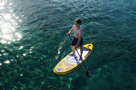 Aqua Marina Paddle Board Aqua Marina - Vibrant - Youth iSUP, 2.44m/10cm, with paddle and safety leash