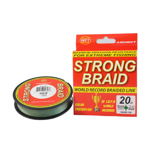 Ardent Fishing : Line Ardent Strong Braid Fishing Line - Green 20# 150 yd