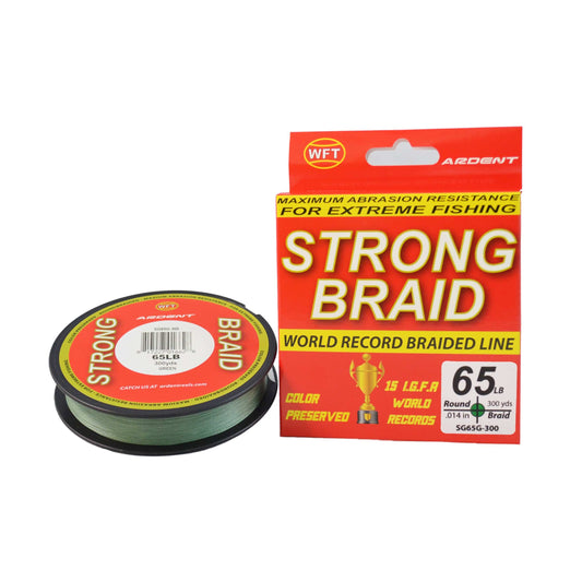 Ardent Fishing : Line Ardent Strong Braid Fishing Line - Green 65  300 yd