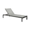 Armen Living Outdoor Chaise Lounge Chair Armen Living | Solana Outdoor Dark Grey Aluminum Stacking Chaise Lounge Chair | LCSLLOGR