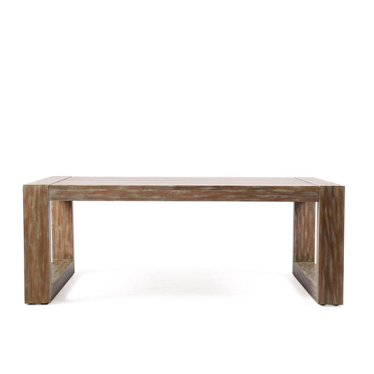 Armen Living Outdoor Coffee Table Armen Living | Paradise Outdoor Light Eucalyptus Wood Coffee Table | LCPRCOLT