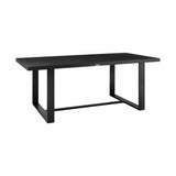 Armen Living Outdoor Dining Table Armen Living | Alegria Outdoor Patio Dining Table in Aluminum | LCAFDIBL