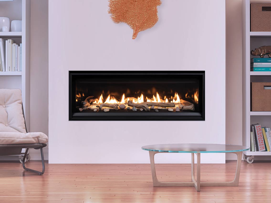 Astria 45-inch Astria - Compass DLX Linear Direct-Vent Electronic Ignition Fireplace | COMPASSDLX45TEN