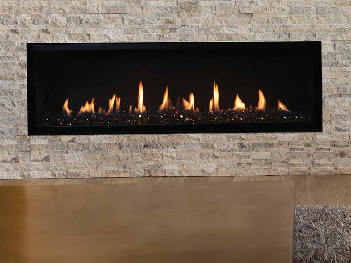 Astria 72 Astria - Allume Direct Vent Gas Fireplace | Contemporary | Front-View