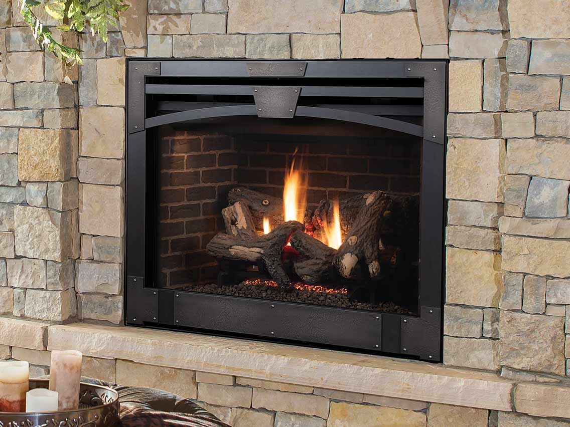 Astria Astria - Altair DLX Direct Vent Gas Fireplace | Traditional | Front-View