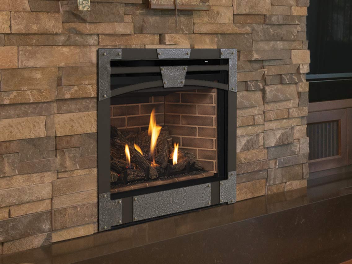 Astria Astria - Gemini DLX 35" Direct-Vent Gas Fireplace | GeminiDLX