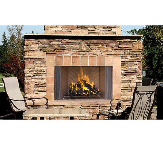 Astria Astria - Oracle 42 Wood-Burning Brick Liner Outdoor Fireplace | Oracle42