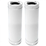 Astria Superior 24-Inch Stainless Steel Chimney Pipe for 7-Inch Snap-Pak Chimney (7SPS24)