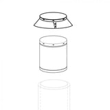 Astria Superior European Copper Termination Adaptor Kit for 12-Inch Chimney (ECA-12)
