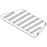 Astria Superior HS48 Combustible Floor Protective Hearth Spacer for WRT8048 Wood Burning Fireplace