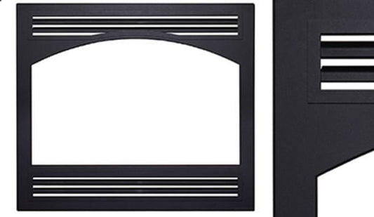 Astria Superior Louvered Arch Open Facade for WCT4920WS Traditional Wood Fireplace