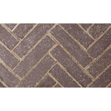Astria Superior Masonry 36" Midnight Split Herringbone Brick Liner MOSAIC36MISH