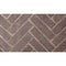 Astria Superior Masonry 42" Midnight Split Herringbone Brick Liner MOSAIC42MISH