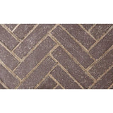 Astria Superior Masonry 42" Midnight Split Herringbone Brick Liner MOSAIC42MISH