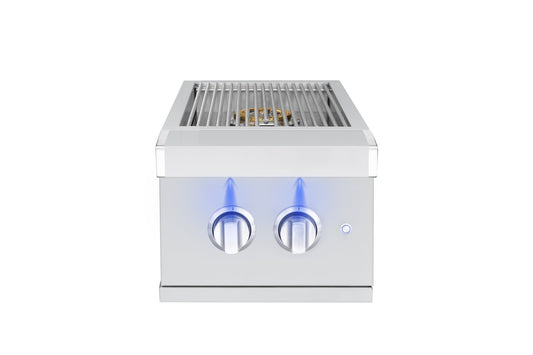 American Made Grills Atlas Double Side Burner Natural Gas | ATSSB2