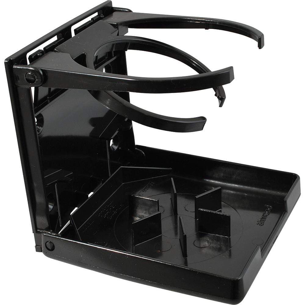 Attwood Marine Deck / Galley Attwood Fold-Up Drink Holder - Dual Ring - Black [2445-7]