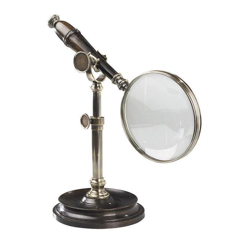 Authentic Models Americas Office Decor Authentic Models Americas Magnifying Glass With Stand, Brnzd