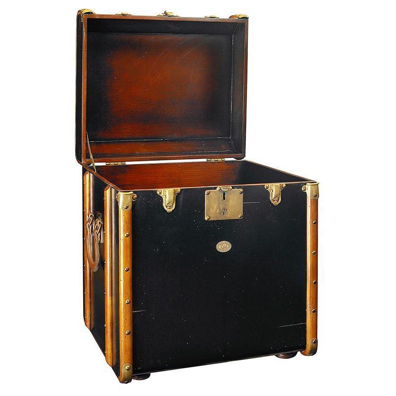 Authentic Models Americas Office Furniture Authentic Models Americas Stateroom End Table, Black