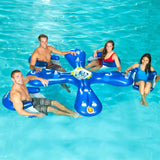 AVIVA Lake Pool and Social Floats - Group Ahh-qua Bar w/4 Solar Seats