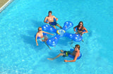 AVIVA Lake Pool and Social Floats - Group Ahh-qua Bar w/4 Solar Seats