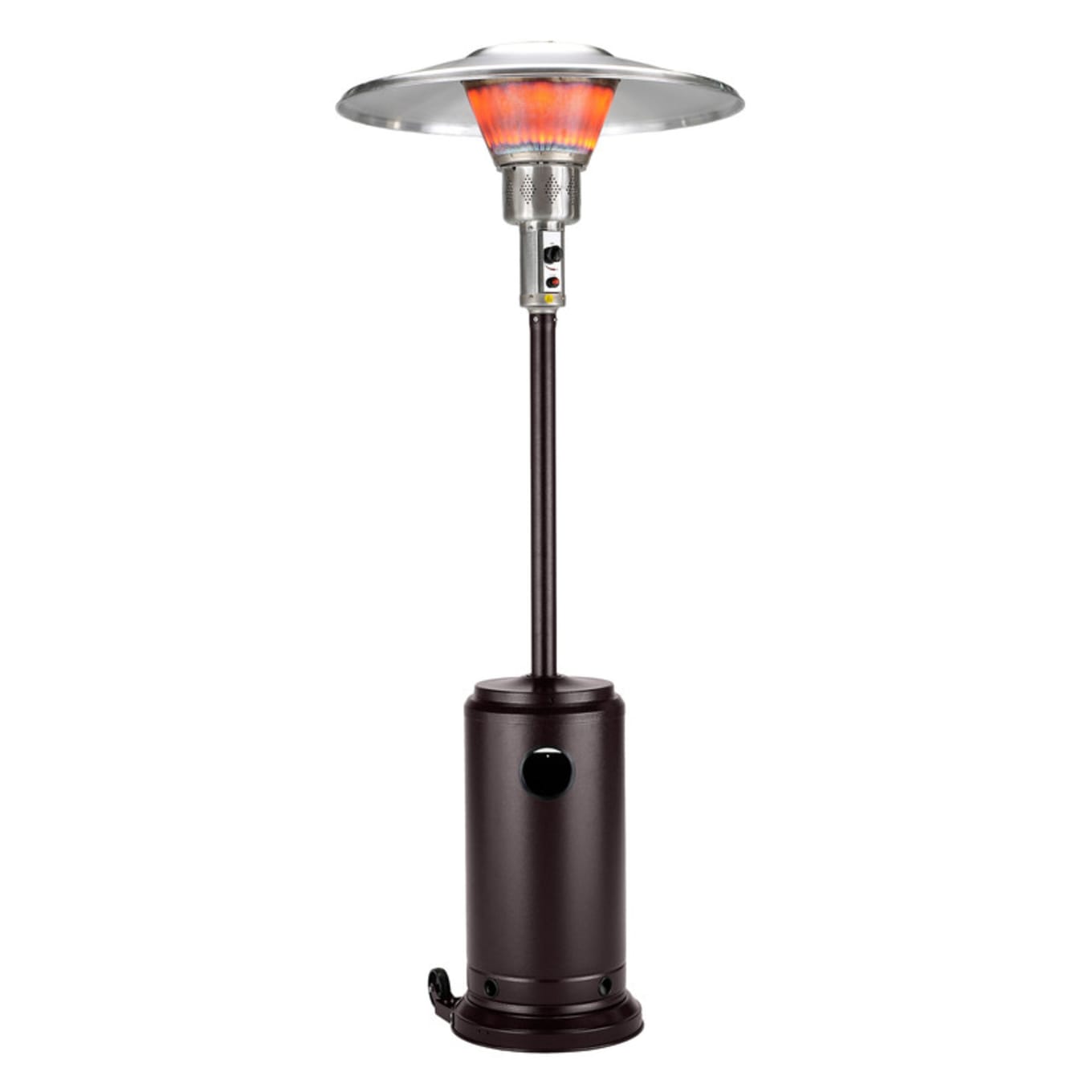 90" Tall Commercial Patio Heater in Bronze | BURN-2400-BRZ